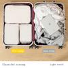 4pcs Travel Compression Storage Bag, Toiletries and Cosmetics Storage Bag, Clothes, Shoes, Luggage Storage Bag
