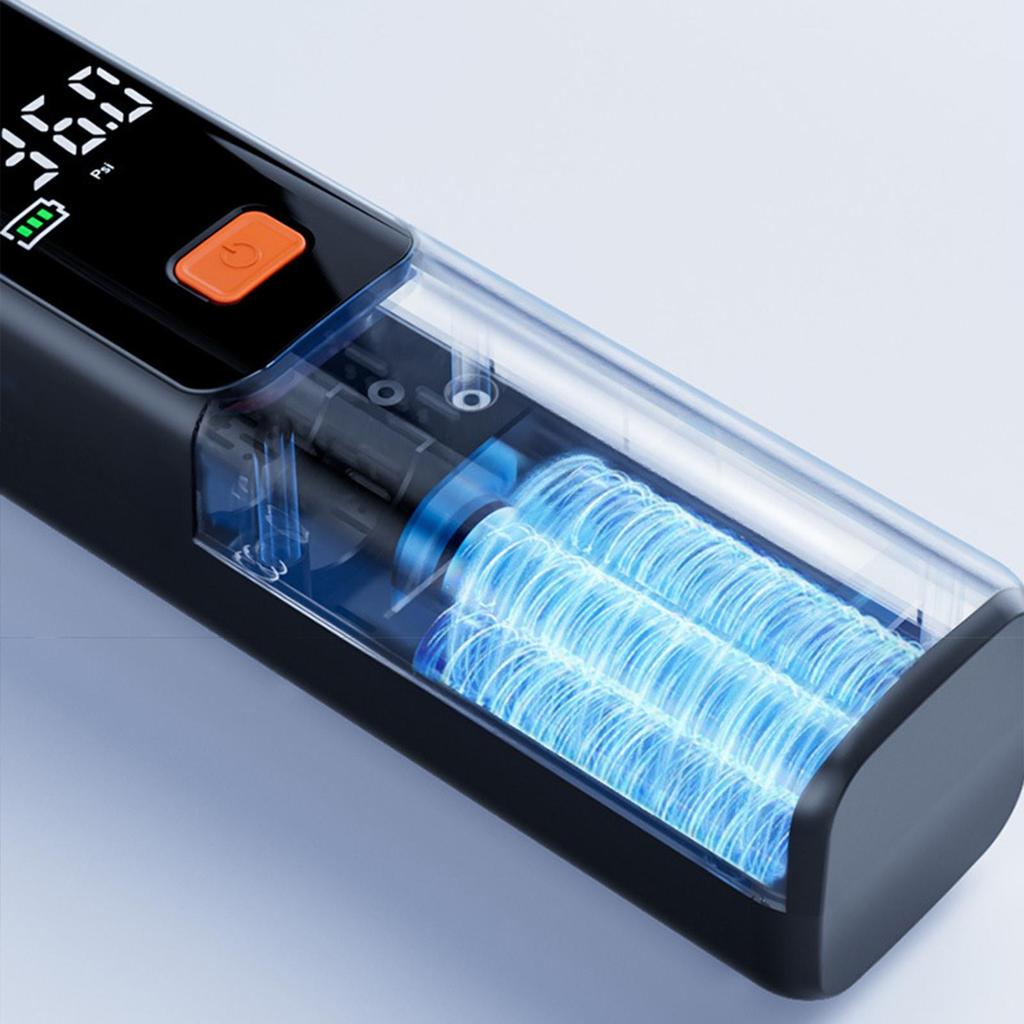 Car Air Pump Small Car Tire Inflator With LCD Display Auto Shut Off Vehicle Accessories For Motorcycles Sedans Pickups