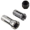 Iron Chuck Cap Nut Part Collet 6MM 6.35MM 8MM Cone Replace For Makita GD0800C GD0810C GD0811 Power Tool Accessories Tools