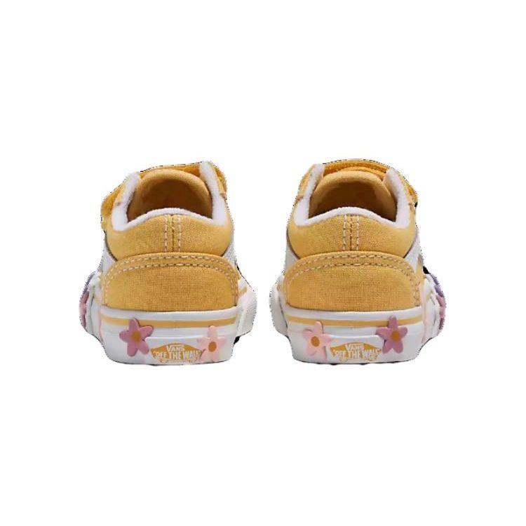 Vans Old Skool Comfortable Casual Low-Top Walking Shoes Baby Shoes Yellow VN000CPVYLW