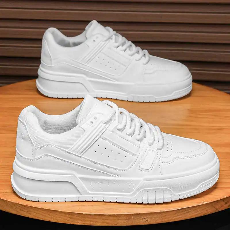 Fashion Thick-heeled Synthetic Leather Women's Casual Ladies Shoes High Heels Size 50 Platform Heel Shoes Sneakers Sports Cool