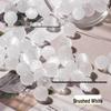 8mm Frosted Macaron Cat's Eye Glass Beads for DIY Jewelry Making