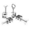 304 Stainless Steel U-Clamp Tiger Clamp with Hand-Tightened Eyebolt