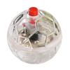 Pet Ball Toy Transparent Interactive Plastic Pet Cat Dogs Glowing Ball Toy for