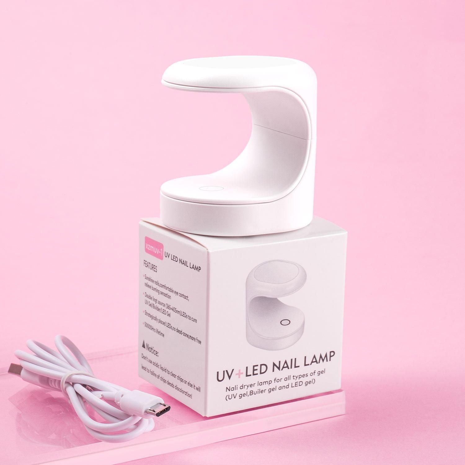 

Портативная мини-светодиодная сушилка для ногтей 6 Вт с USB-кабелем, УФ-лампа, машина для дизайна ногтей, инструменты для быстрого отверждения гель-лака для ногтей на один палец белый