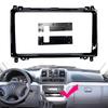 9/10 Inch Car Radio For Mercedes-Benz Vito 2 W639 Mercedes-Benz Viano 2 W639 2003-2015 PC Plastic Fascia Dashboard Plane Frame