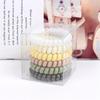 6Pcs/Set Fashion Matt Solid Telephone Wire Elastic Hair Band Frosted Spiral Cord Rubber Band Hair Tie Stretch Head Band Gum