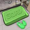 Small Fresh 3D Visual Diatom Mud Floor Mat Household Bathroom