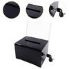 Business Card Collection Box, Acrylic Donation Container, Opinion Collection