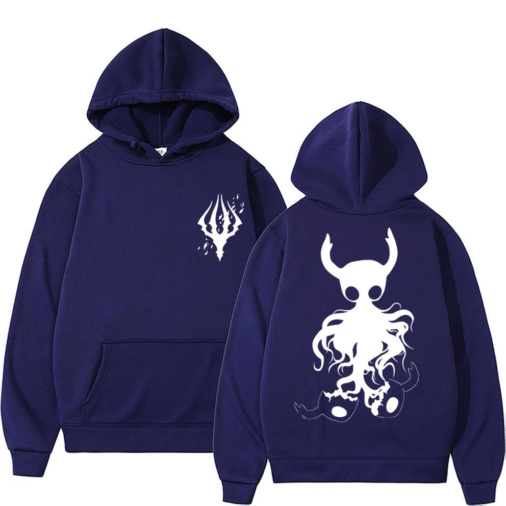 Game Hollow Void Hollow Knight Darkside Print Hoodie Man Manga Fashion Hooded Tracksuit Men Women Anime Hoodies