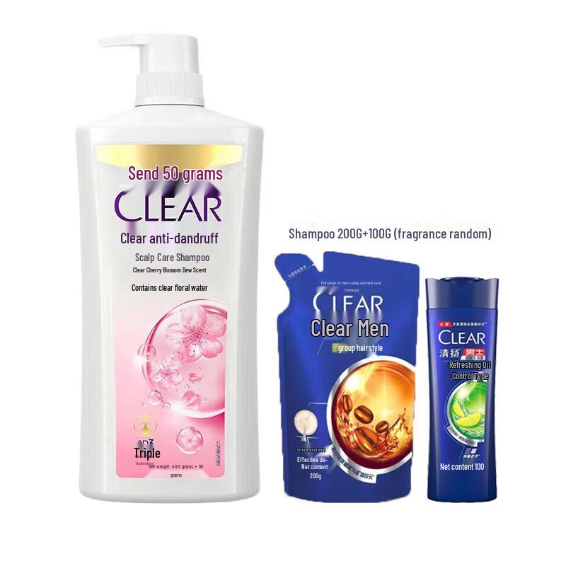 

CLEAR Anti-Dandruff Scalp Care Shampoo Set