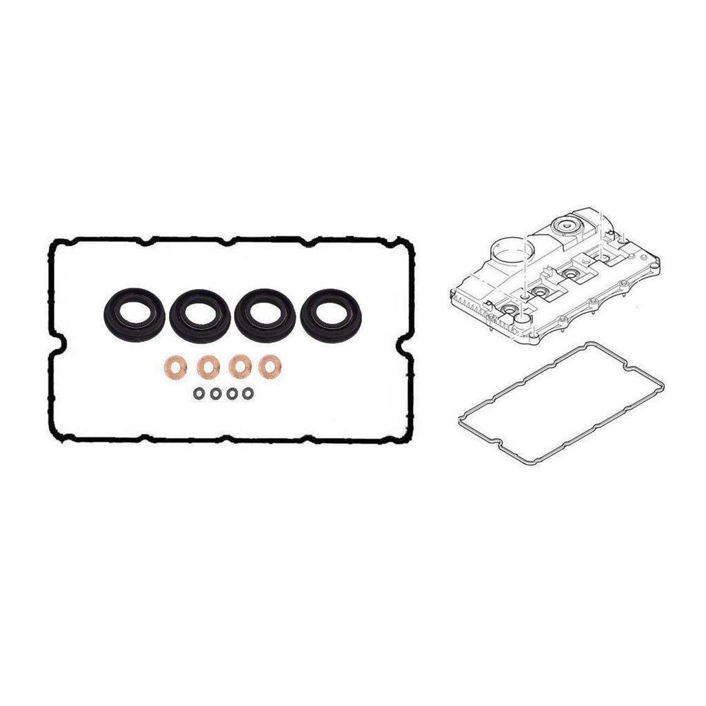 Rocker Cover Gasket Injector Seal Washer Set Clamping Bolt for Transit Mk7 2.2 2.4 Injector Seal Washer Auto Accessories