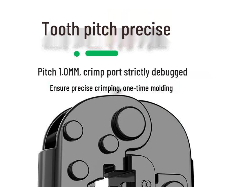 Old A Multi-Functional Network Pliers Set: 8P6P Ratchet, Crystal Head Crimping, Wire Stripping and Connecting Tools