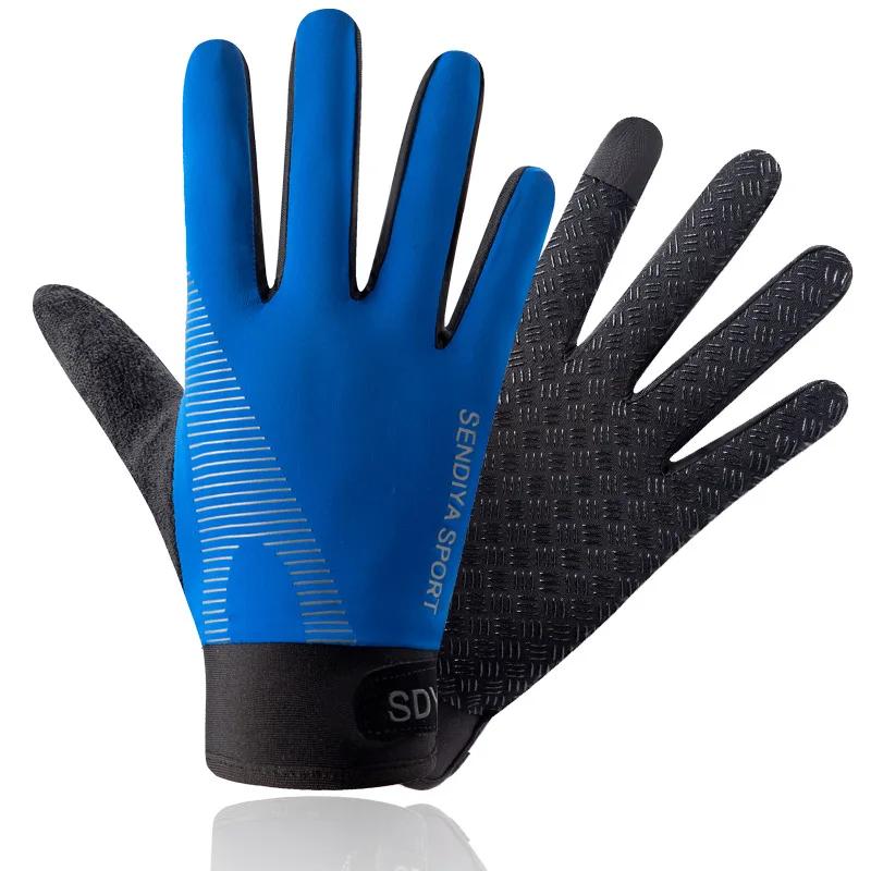 Men Bicycle Gloves Full Finger Touch Screen Motorcycle Bicycle Mtb Bike Gloves Gym Training Gloves Outdoor Use Fishing Hand Guantes