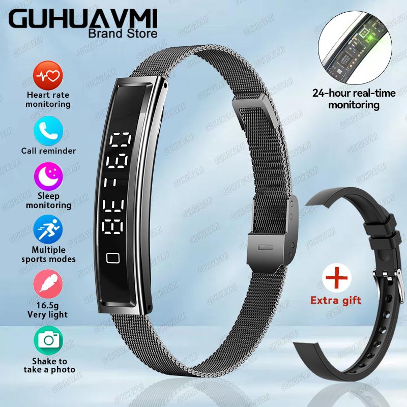 New Woman Health Smart Band Fitness Tracker with Heart Rate Blood Oxygen Sleep Monitor IP68 Waterproof Pedometer Watch for Women
