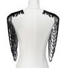 1 Pair Sequined Beaded Uniform Epaulets Party Costume Epaulettes Glittering Shoulder Wrap Epaulet for Stage Performances