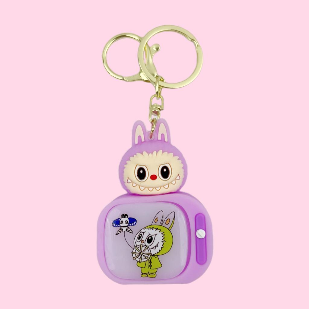 Luminous TV, Keychain, Schoolbag, Pendant, Children's Toys, Gifts, Doll Machine