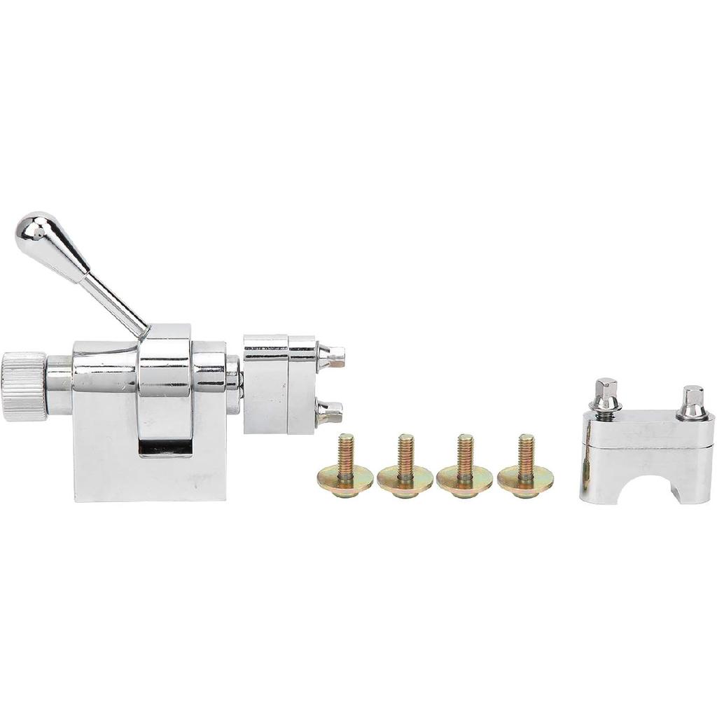 Abhebung Snare Drum Sieb Silber Metall mit Filterkopf Befestigungsschrauben Schlaginstrument Zubehör Zinklegierung