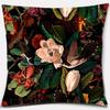 Beautiful Flower Pattern Pillowcase Square Car Sofa Cushion Pillowcase