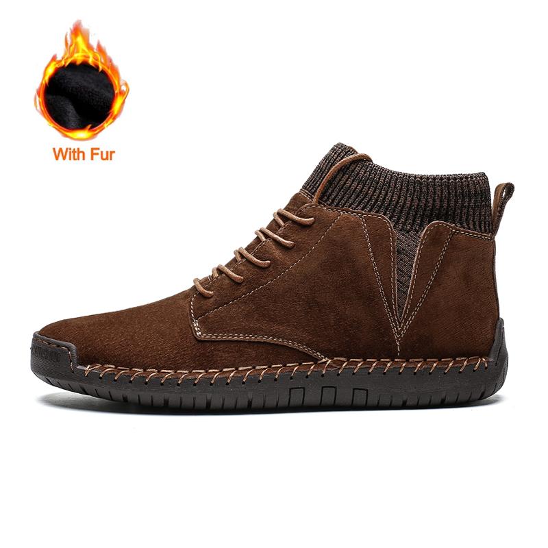 Fashion Men Casual Shoes High Quality Handmade Breathable Outdoor Lace-up Men Shoes Business Formal Leather Walking Shoes Zapatos Hombre