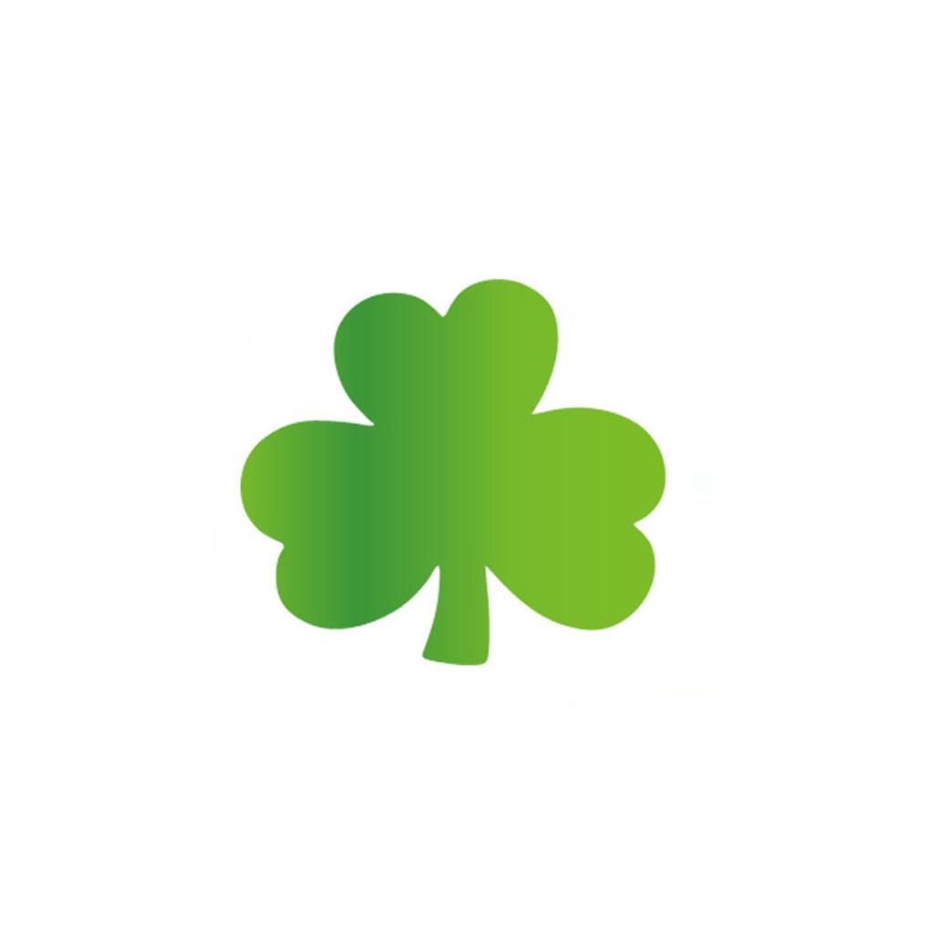 50Pieces Self Adhesive Shamrock Sticker Plant Decal Paper Texture Perfect for Patricks Day Party and Decorations