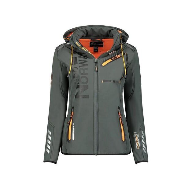 Куртка софтшелл Geographical Norway Grey Orange EU 2XL