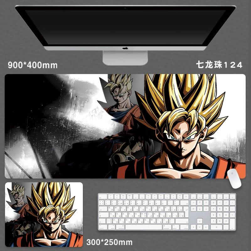 High Quality Japanese Animation Seven Dragon Ball Mouse Pad Oversized Boys Animation Two-dimensional E-sports Game Computer Keyboard Student Desk Pad