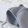 Soft Baby Hat with Double Ball Design Solid Color Warm Breathable Chin Tie Lightweight Infant Hat Headwear