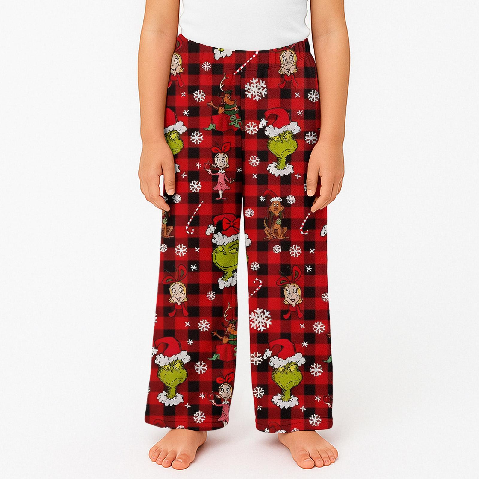 

Детские зимние брюки Длинные брюки с принтом 150 красный