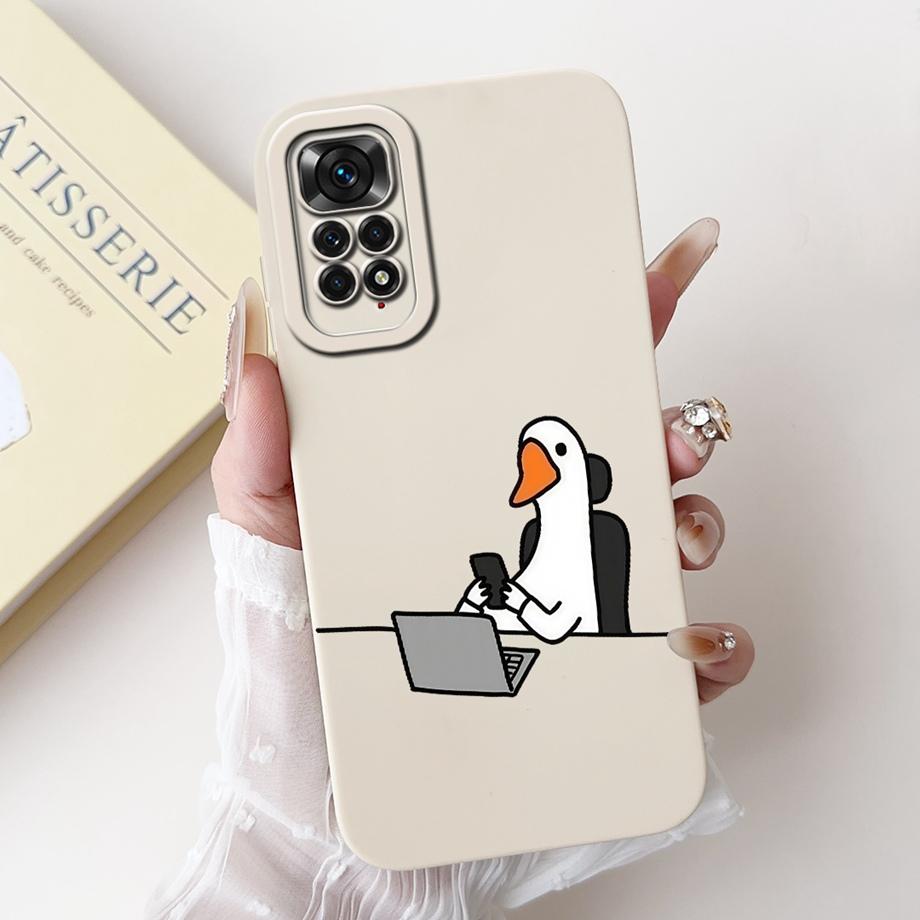 For Xiaomi Redmi Note 11 11S 4g 5g Phone Case For Redmi Note 11 Pro Pro+ Note11T 5G Back Cover Soft Funda Lovely Cartoon Animal