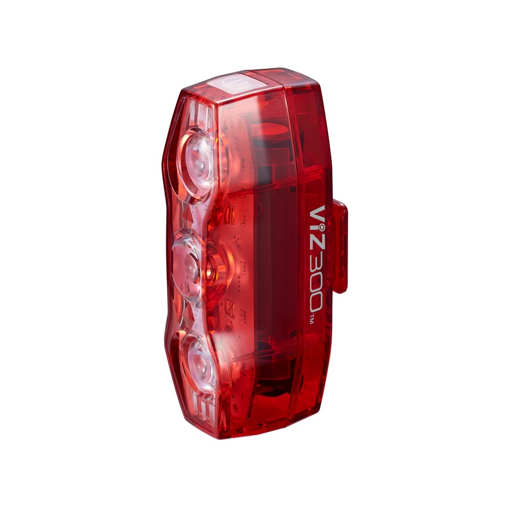CatEye ViZ300 USB Bicycle Light TL-LD810N Taillight, Rechargeable, Type-C,
