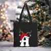 Christmas Letter Print Messenger Bag Student Casual Canvas Bag New