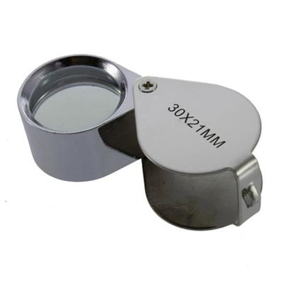 1PC 10/20/30X Mini Handheld Lens Jeweler Eye Glass Optical Glass Magnifying Magnifier Jewelry Loupe