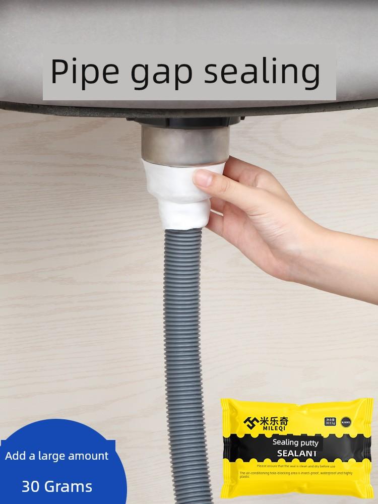 Sewer Plug to Prevent Odor, Pipe Seal to Stop Odor Return, Anti-Odor Device for Floor Drain, Sealing Clay to Prevent Insects