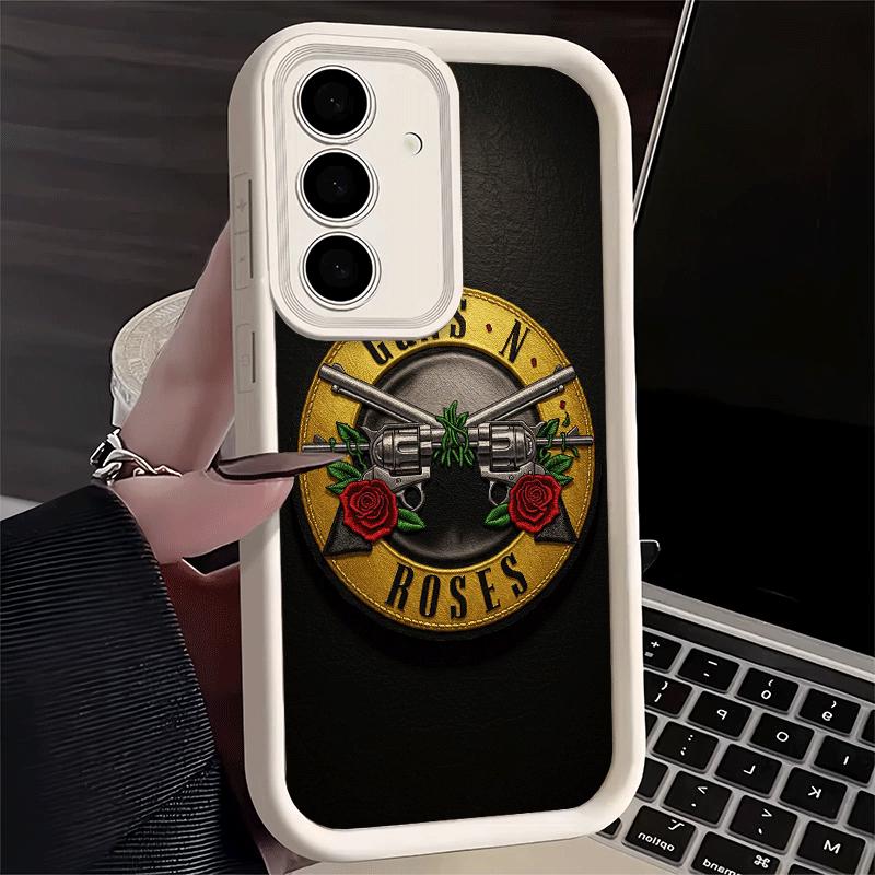 Phone Case for Samsung Galaxy S26 S25 Ultra S24 FE Band G-Guns N R-Roses Shell S23 Plus S22 + S21 S20 5G Soft Silicone Funda