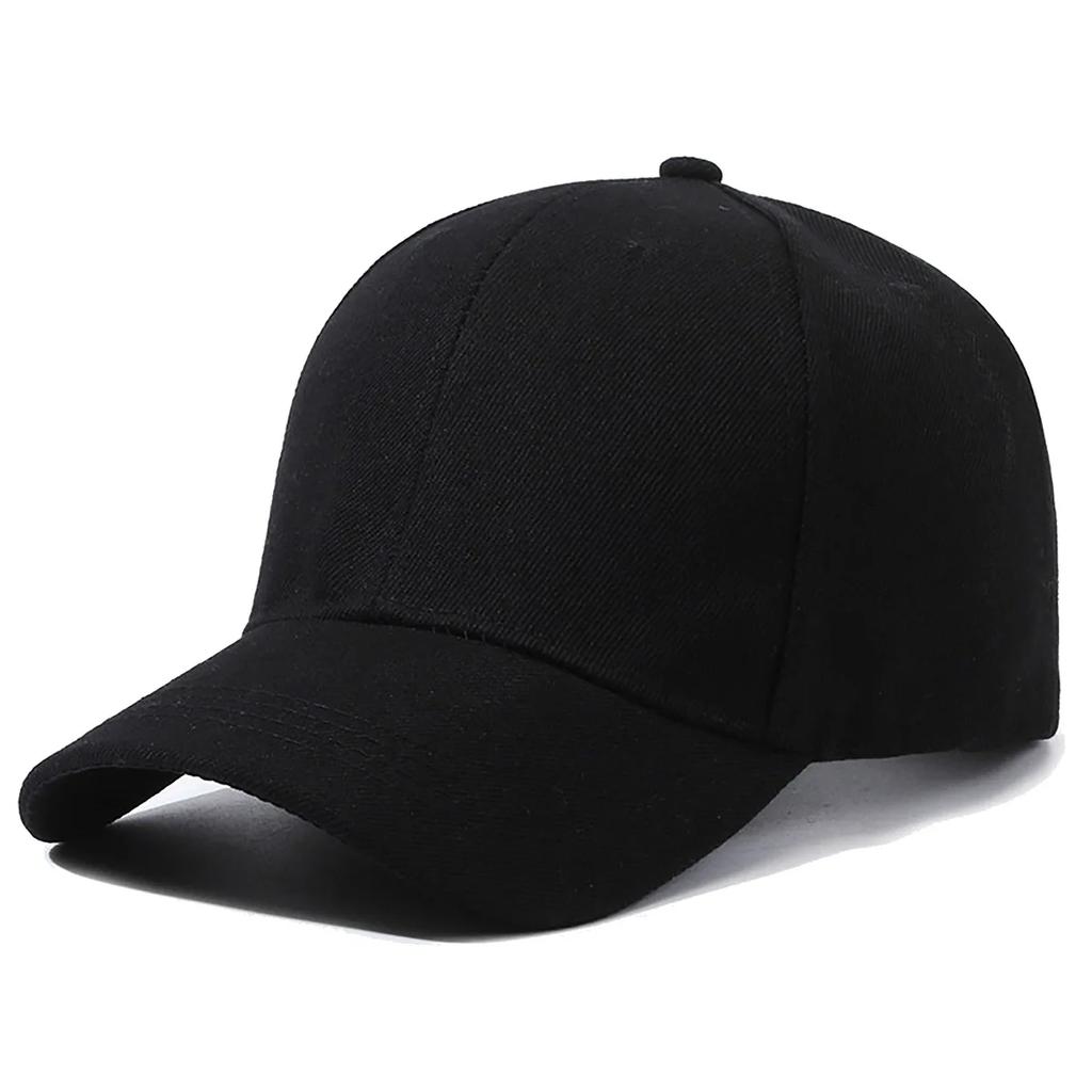 Verstellbare Unisex Baseballkappe für Damen und Herren, Vintage, einfarbig, Baumwolle, Hip Hop, Outdoor, Dad Hat, Trendiger Street Style Baseballkappe