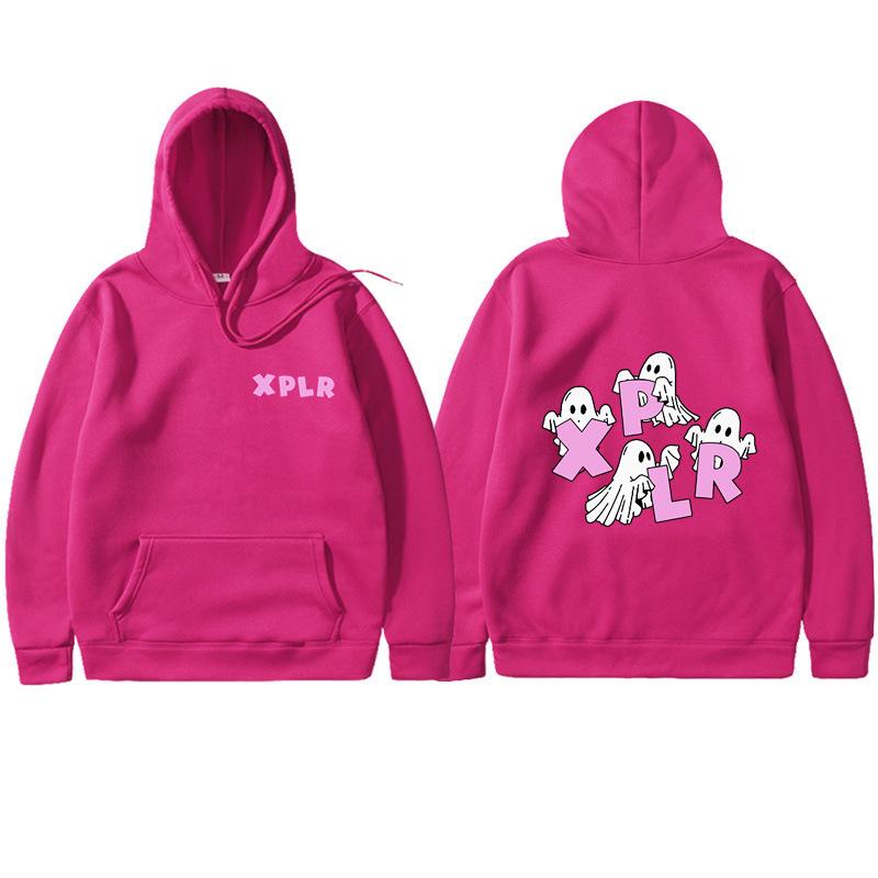 Sam and Colby XPLR Retro Ghost Hoodie - Unisex