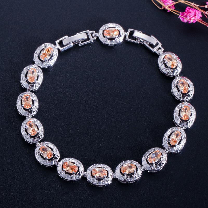 Zircon Bracelet, Female Birthday Gift, Crystal Bracelet, Jewelry.