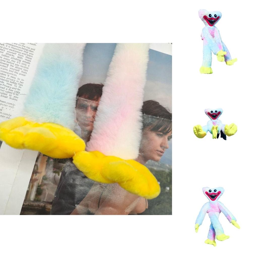 Colorful Huggy Wuggy Plush Toy Poppy Playtime Game Character 40cm Great Gift For Kids