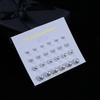 12 Pairs Stainless Steel Earrings Imitation Pearl Women Girls 3-6mm
