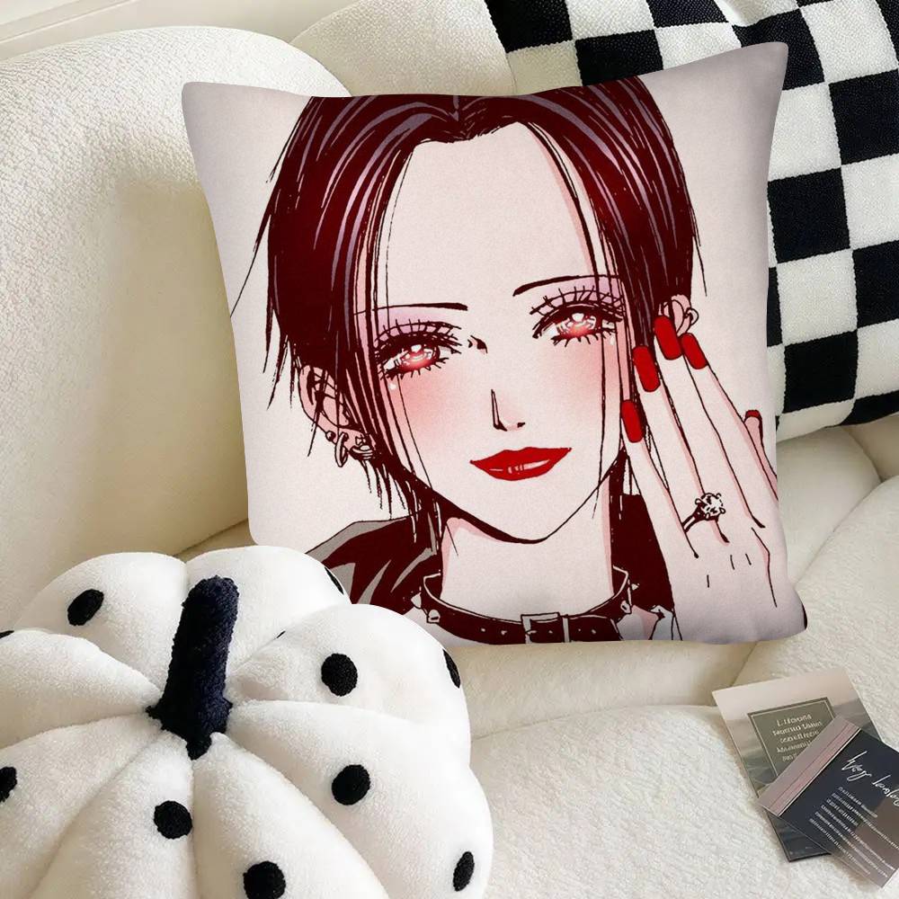 Oosaki Nana Japanese Anime NANA Pillow Case Square Pillow Bedroom Sofa Leisure Comfort Cushion Car Home Decoration