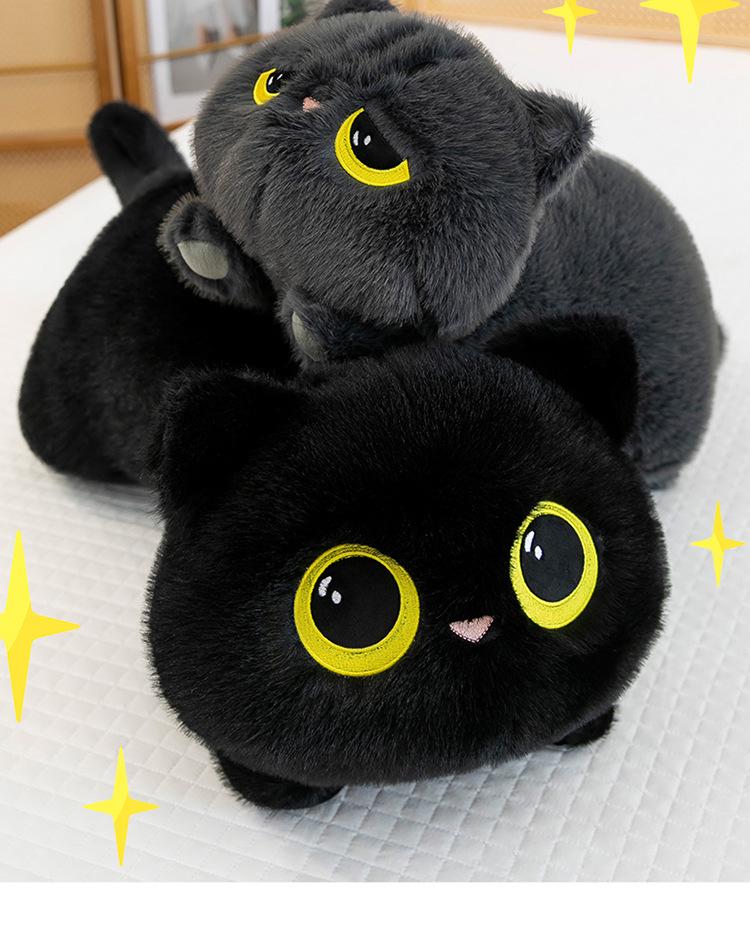 Cross-Border Long Plush Cat Pillow Doll for Girls - Cozy Comfort Bed or Leg-Clamping Toy
