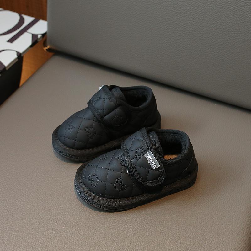 Winter New Child Cotton Shoes Fashion Cute Cartoon Girl Shoe Warm Comfort Simple Boys' Shoes Classic Trendy Snow Boots Zapato