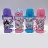Creative Sanrio 450ml Kids Water Bottle With Straw Hello Kitty Cinnamoroll Kuromi And Melody Styles