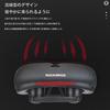 Rockbros Bicycle Saddle Extra Saddle Shock Reflective Back for Hybrid Mountain and City Bikes - Thick, Pain-Free, Low-Rebound Cushion, Absorption,