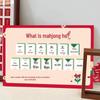 Wedding Mahjong Bride Games: New Civilized Door Blocking & Photo Prop Cards