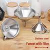 304 Stainless Steel Funnel Set with Filter