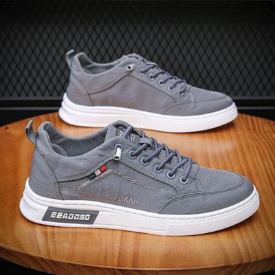 Men's Casual Sneakers Lace Up Trendy Original Casual Brand Flat Shoes for Men Summer Comfortable Canvas Shoe Tenis Masculino