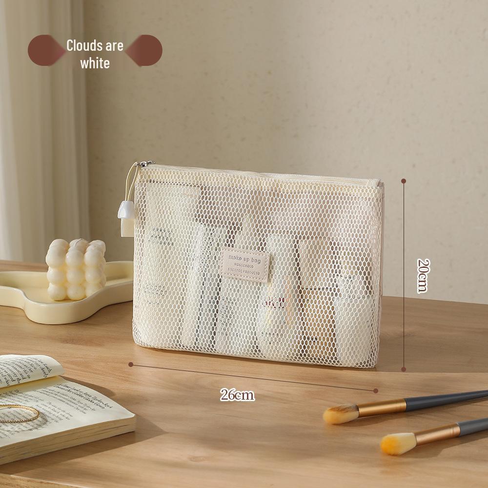 Портативная многофункциональная сетчатая косметичка - Дышащая, простая сумка-клатч для хранения для путешествий
