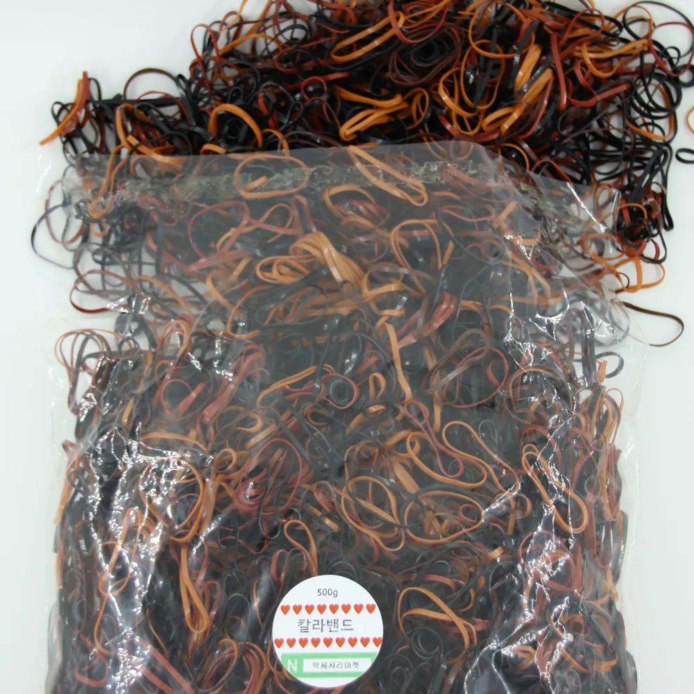 Toddler and Children's Hair Rubber Bands Hair Ties Large Capacity Rubber Bands 500g